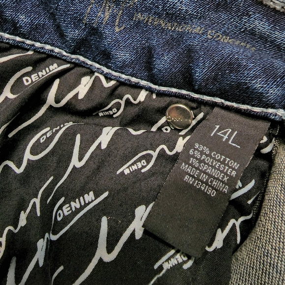 Women's INC Denim Boot Leg Regular Fit Long Sz 14L NWT - Picture 4 of 6